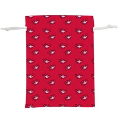 Zodiac Bat Pink Red  Lightweight Drawstring Pouch (xl)