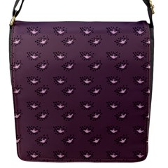 Zodiac Bat Pink Grey Flap Closure Messenger Bag (s) by snowwhitegirl