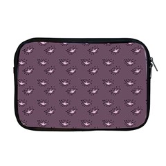 Zodiac Bat Pink Grey Apple Macbook Pro 17  Zipper Case by snowwhitegirl