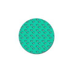 Zodiac Bat Pink Teal Golf Ball Marker (10 Pack) by snowwhitegirl