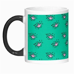 Zodiac Bat Pink Teal Morph Mugs by snowwhitegirl