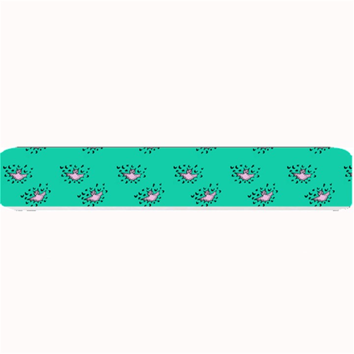 Zodiac Bat Pink Teal Small Bar Mats