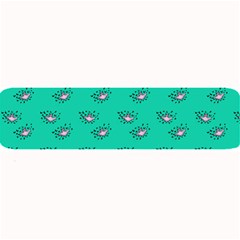 Zodiac Bat Pink Teal Large Bar Mats by snowwhitegirl