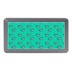 Zodiac Bat Pink Teal Memory Card Reader (mini) by snowwhitegirl