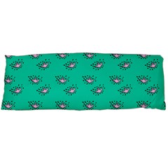 Zodiac Bat Pink Teal Body Pillow Case (dakimakura) by snowwhitegirl