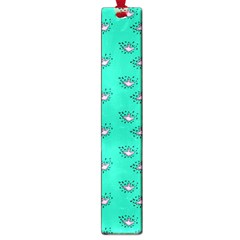 Zodiac Bat Pink Teal Large Book Marks by snowwhitegirl