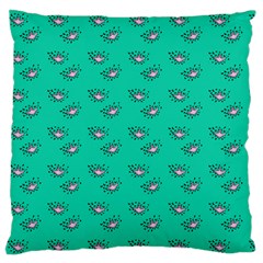 Zodiac Bat Pink Teal Standard Flano Cushion Case (two Sides) by snowwhitegirl