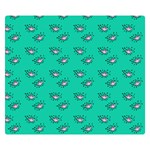 Zodiac Bat Pink Teal Double Sided Flano Blanket (Small)  50 x40  Blanket Front