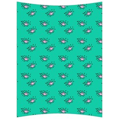 Zodiac Bat Pink Teal Back Support Cushion by snowwhitegirl