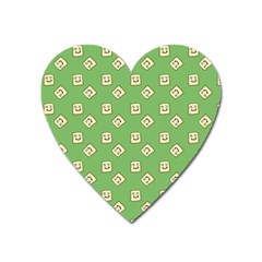 Happy Toast Green Heart Magnet by snowwhitegirl