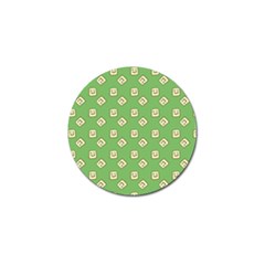 Happy Toast Green Golf Ball Marker (4 Pack) by snowwhitegirl