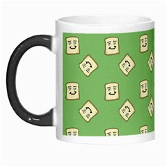 Happy Toast Green Morph Mugs by snowwhitegirl