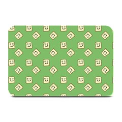 Happy Toast Green Plate Mats by snowwhitegirl