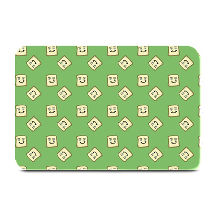 Happy Toast Green Plate Mats