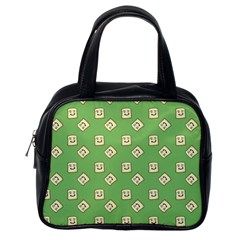 Happy Toast Green Classic Handbag (one Side) by snowwhitegirl