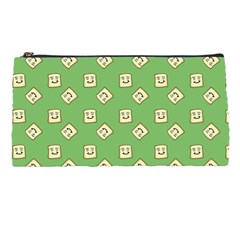 Happy Toast Green Pencil Cases by snowwhitegirl