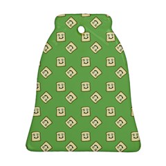 Happy Toast Green Ornament (bell) by snowwhitegirl