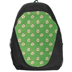 Happy Toast Green Backpack Bag by snowwhitegirl