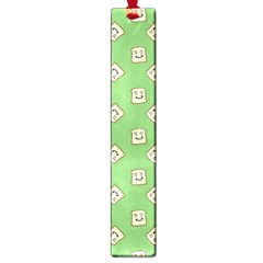 Happy Toast Green Large Book Marks by snowwhitegirl