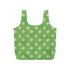 Happy Toast Green Full Print Recycle Bag (s) by snowwhitegirl