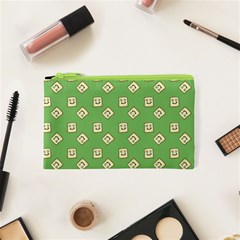 Happy Toast Green Cosmetic Bag (xs) by snowwhitegirl