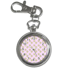 Happy Toast Pink Key Chain Watches by snowwhitegirl