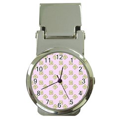 Happy Toast Pink Money Clip Watches by snowwhitegirl