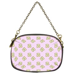 Happy Toast Pink Chain Purse (one Side) by snowwhitegirl