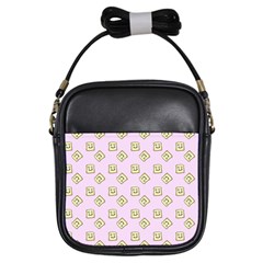 Happy Toast Pink Girls Sling Bag by snowwhitegirl