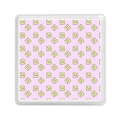 Happy Toast Pink Memory Card Reader (square) by snowwhitegirl