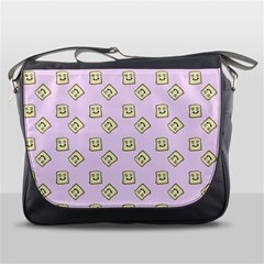 Happy Toast Pink Messenger Bag by snowwhitegirl