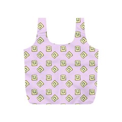 Happy Toast Pink Full Print Recycle Bag (s) by snowwhitegirl