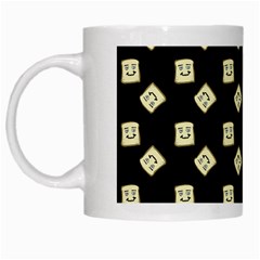 Happy Toast Black White Mugs by snowwhitegirl