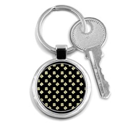 Happy Toast Black Key Chain (round) by snowwhitegirl