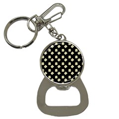 Happy Toast Black Bottle Opener Key Chain by snowwhitegirl