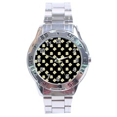 Happy Toast Black Stainless Steel Analogue Watch by snowwhitegirl