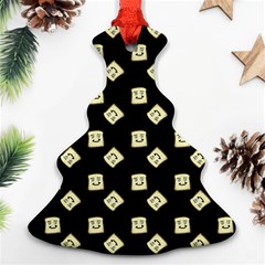 Happy Toast Black Christmas Tree Ornament (two Sides) by snowwhitegirl