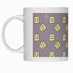 Happy Toast Grey White Mugs by snowwhitegirl