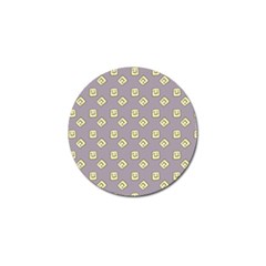 Happy Toast Grey Golf Ball Marker by snowwhitegirl