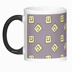 Happy Toast Grey Morph Mugs by snowwhitegirl