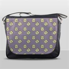 Happy Toast Grey Messenger Bag by snowwhitegirl