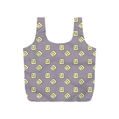 Happy Toast Grey Full Print Recycle Bag (s)