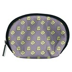 Happy Toast Grey Accessory Pouch (Medium) Front