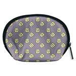 Happy Toast Grey Accessory Pouch (Medium) Back