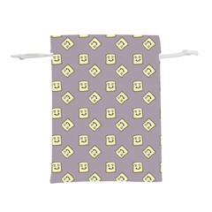 Happy Toast Grey Lightweight Drawstring Pouch (s) by snowwhitegirl