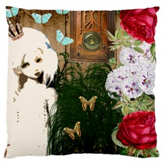 Vintage Llorona Collage Large Cushion Case (one Side) by snowwhitegirl