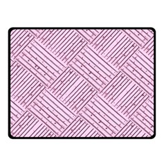 Wood Texture Diagonal Weave Pastel Fleece Blanket (small) by Mariart