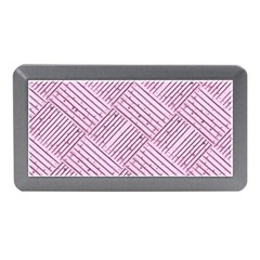 Wood Texture Diagonal Weave Pastel Memory Card Reader (mini) by Mariart