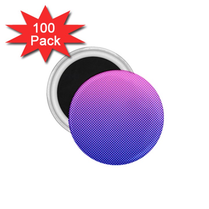 Dot Background Pattern Halftone 1.75  Magnets (100 pack) 