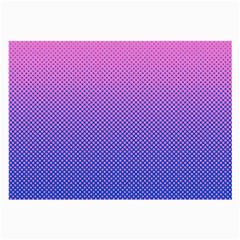 Dot Background Pattern Halftone Large Glasses Cloth (2 Sides) by Bajindul